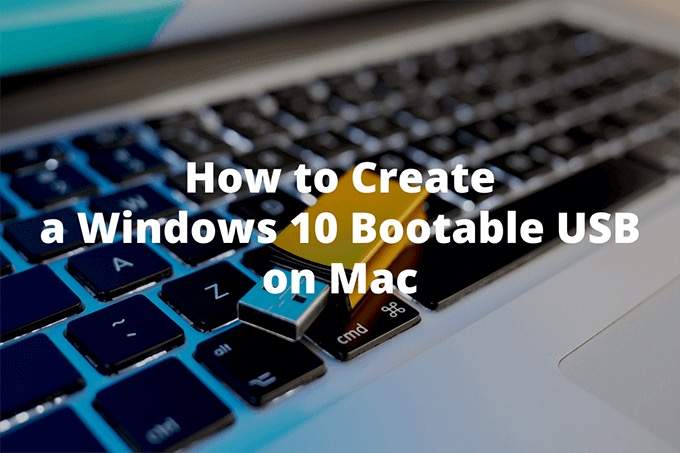creating a bootable mac installation for windows computer